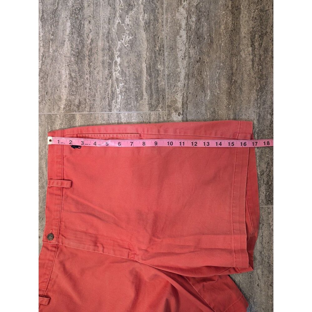 Ralph Lauren Sport Pink Salmon Chino Shorts Women’s Size 14 100% Cotton - Picture 10 of 11